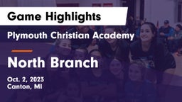 Plymouth Christian Academy  vs North Branch  Game Highlights - Oct. 2, 2023