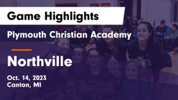 Plymouth Christian Academy  vs Northville  Game Highlights - Oct. 14, 2023