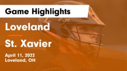Loveland  vs St. Xavier  Game Highlights - April 11, 2022