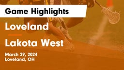 Loveland  vs Lakota West  Game Highlights - March 29, 2024