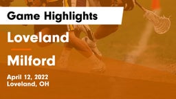 Loveland  vs Milford  Game Highlights - April 12, 2022