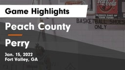 Peach County  vs Perry  Game Highlights - Jan. 15, 2022