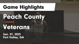 Peach County  vs Veterans  Game Highlights - Jan. 27, 2023