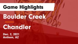 Boulder Creek  vs Chandler  Game Highlights - Dec. 2, 2021