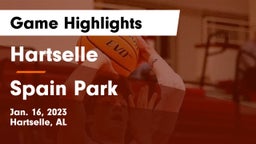 Hartselle  vs Spain Park  Game Highlights - Jan. 16, 2023