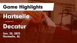 Hartselle  vs Decatur  Game Highlights - Jan. 20, 2023