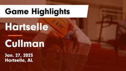 Hartselle  vs Cullman  Game Highlights - Jan. 27, 2023