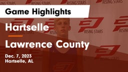 Hartselle  vs Lawrence County  Game Highlights - Dec. 7, 2023