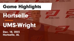 Hartselle  vs UMS-Wright  Game Highlights - Dec. 18, 2023
