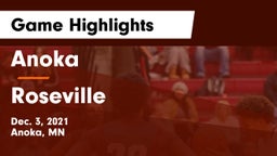 Anoka  vs Roseville  Game Highlights - Dec. 3, 2021