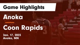 Anoka  vs Coon Rapids  Game Highlights - Jan. 17, 2023