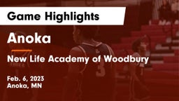 Anoka  vs New Life Academy of Woodbury Game Highlights - Feb. 6, 2023