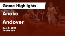 Anoka  vs Andover  Game Highlights - Dec. 8, 2023