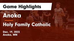 Anoka  vs Holy Family Catholic  Game Highlights - Dec. 19, 2023
