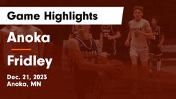 Anoka  vs Fridley  Game Highlights - Dec. 21, 2023