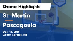 St. Martin  vs Pascagoula  Game Highlights - Dec. 14, 2019