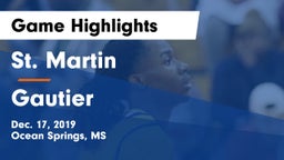 St. Martin  vs Gautier Game Highlights - Dec. 17, 2019