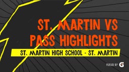 St. Martin basketball highlights St. Martin vs Pass Highlights