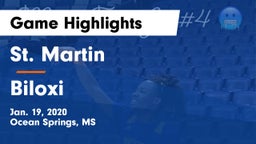 St. Martin  vs Biloxi  Game Highlights - Jan. 19, 2020