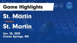St. Martin  vs St. Martin  Game Highlights - Jan. 28, 2020
