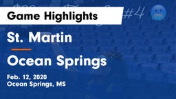 St. Martin  vs Ocean Springs  Game Highlights - Feb. 12, 2020