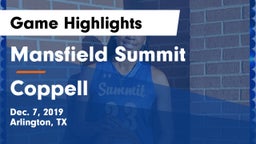 Mansfield Summit  vs Coppell  Game Highlights - Dec. 7, 2019