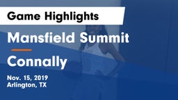 Mansfield Summit  vs Connally  Game Highlights - Nov. 15, 2019