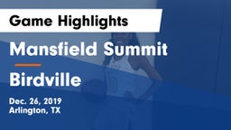 Mansfield Summit  vs Birdville  Game Highlights - Dec. 26, 2019