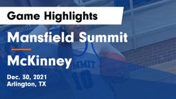 Mansfield Summit  vs McKinney  Game Highlights - Dec. 30, 2021