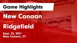 New Canaan  vs Ridgefield  Game Highlights - Sept. 22, 2021