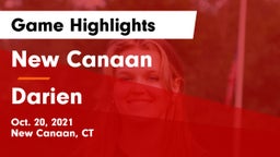 New Canaan  vs Darien  Game Highlights - Oct. 20, 2021
