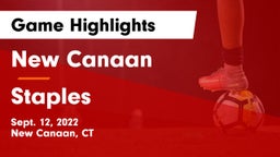 New Canaan  vs Staples Game Highlights - Sept. 12, 2022