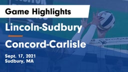 Lincoln-Sudbury  vs Concord-Carlisle  Game Highlights - Sept. 17, 2021