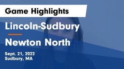 Lincoln-Sudbury  vs Newton North  Game Highlights - Sept. 21, 2022