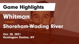 Whitman  vs Shoreham-Wading River  Game Highlights - Oct. 28, 2021