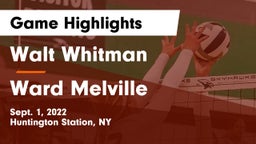 Walt Whitman  vs Ward Melville  Game Highlights - Sept. 1, 2022