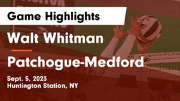 Walt Whitman  vs Patchogue-Medford  Game Highlights - Sept. 5, 2023