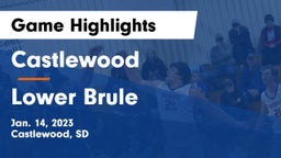 Castlewood  vs Lower Brule  Game Highlights - Jan. 14, 2023