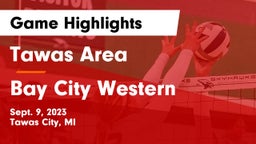 Tawas Area  vs Bay City Western  Game Highlights - Sept. 9, 2023