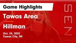 Tawas Area  vs Hillman Game Highlights - Oct. 24, 2023