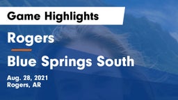 Rogers  vs Blue Springs South Game Highlights - Aug. 28, 2021