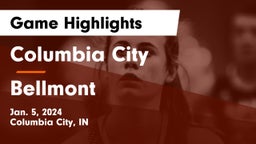 Columbia City  vs Bellmont  Game Highlights - Jan. 5, 2024