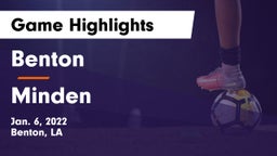Benton  vs Minden  Game Highlights - Jan. 6, 2022