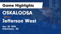 OSKALOOSA  vs Jefferson West  Game Highlights - Jan. 20, 2024