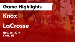 Knox  vs LaCrosse Game Highlights - Nov. 18, 2017