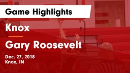 Knox  vs Gary Roosevelt Game Highlights - Dec. 27, 2018