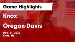 Knox  vs Oregon-Davis  Game Highlights - Dec. 11, 2020