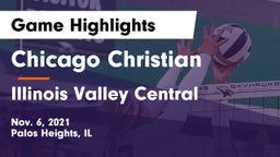 Chicago Christian  vs Illinois Valley Central  Game Highlights - Nov. 6, 2021