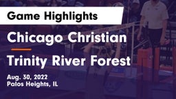 Chicago Christian  vs Trinity River Forest Game Highlights - Aug. 30, 2022