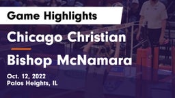 Chicago Christian  vs Bishop McNamara  Game Highlights - Oct. 12, 2022